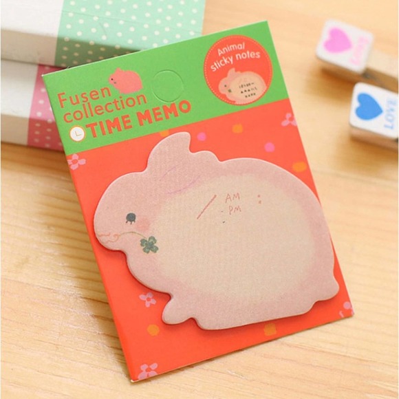 Set of 8 Kawaii Animal Sticky Notes~~NIP - Picture 8 of 12